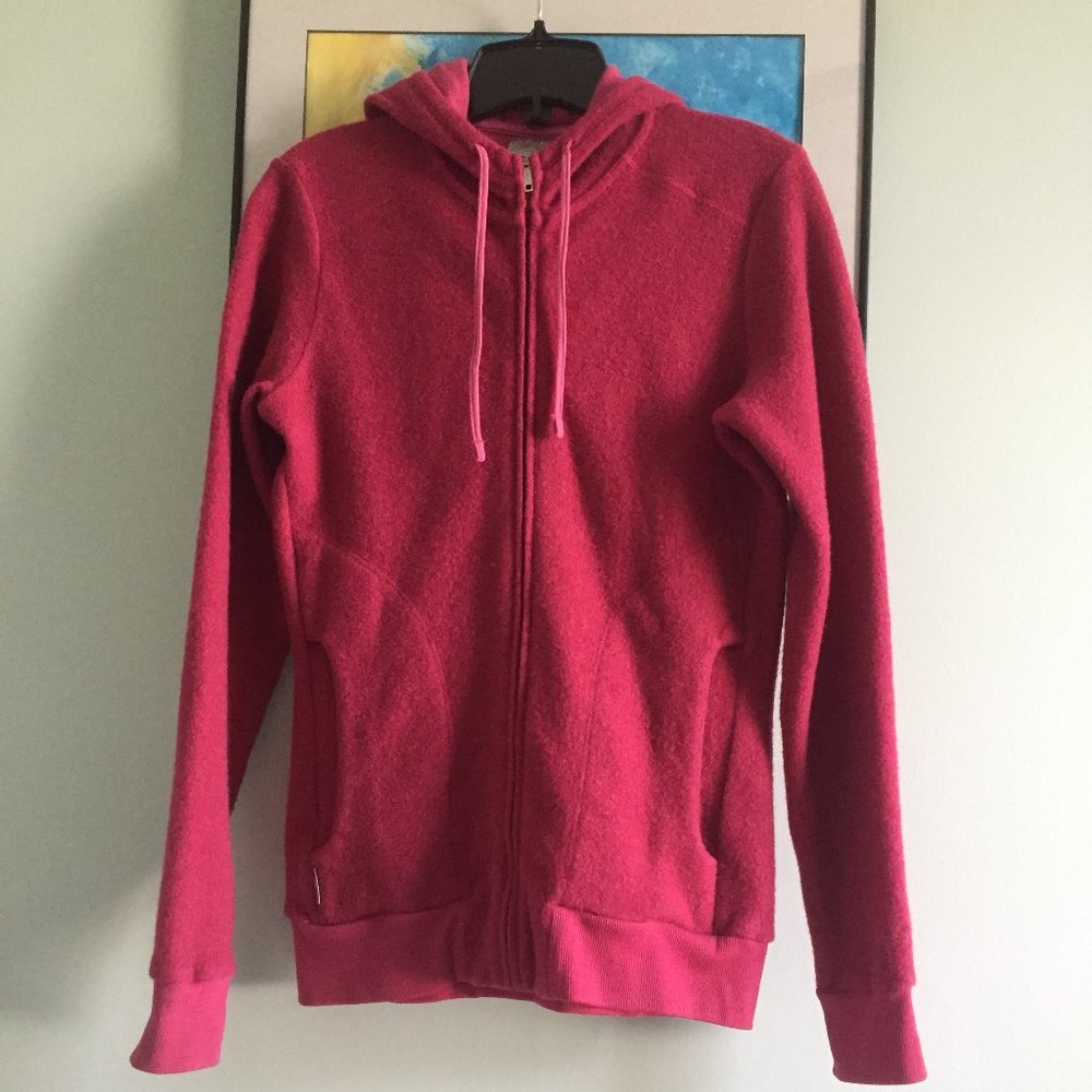 Icebreaker small Women's red Full-Zip Hooded Fleece Sweatshirt